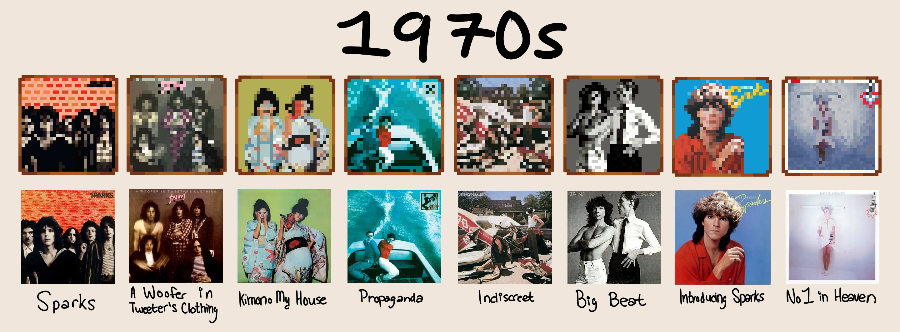 Sparks Album Paintings