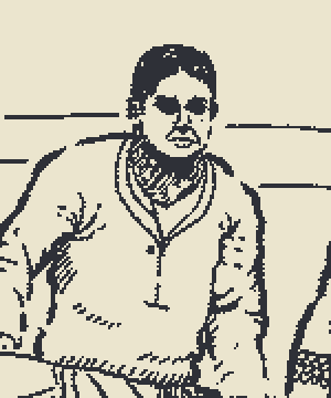 Sketch of Nicholas Botterill